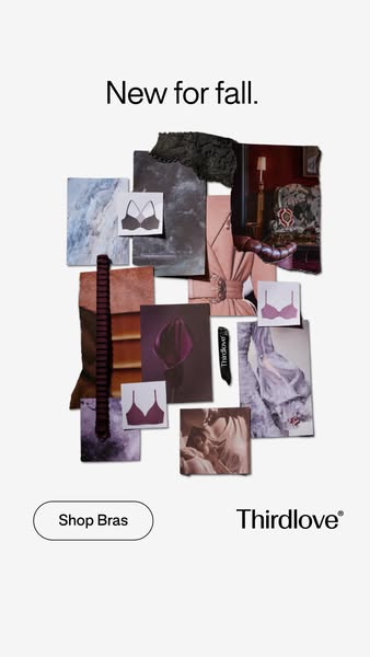 ThirdLove ad: Fall colors are here.