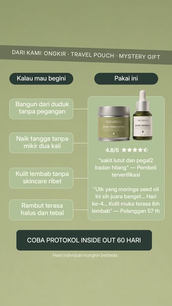 Treelogy ad: Sendi sakit setiap pagi? Tubuh Anda butuh ini.