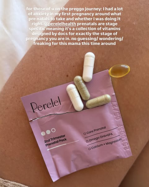 Perelel ad: My Go-To Prenatal