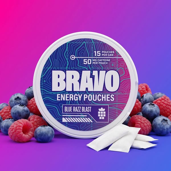 BRAVO Energy Pouches ad: 🚨 NEW FLAVOR ALERT 🚨