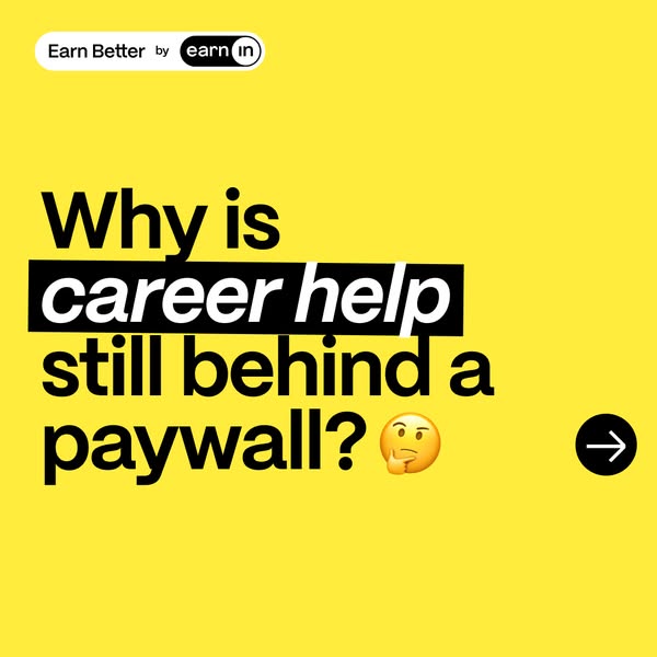 EarnIn ad: Career support without the paywall