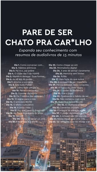 Blinkist ad: Você é chato pra cara***? Pare agora e use o Blinkist — o app que a Apple recomenda para quem quer dar um jeito na própria vida