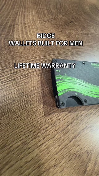 The Ridge ad: Upgrade Your Wallet