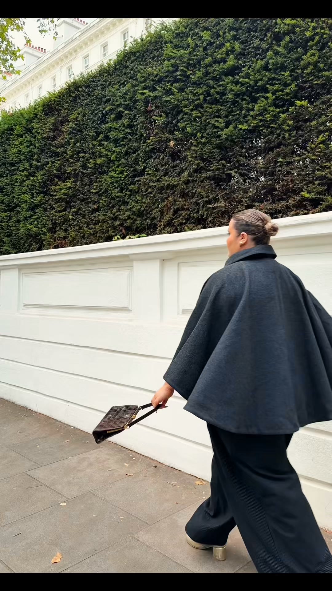 Snag Tights ad: Maximum drama, minimum effort: Meet the Collared Cape 🩶