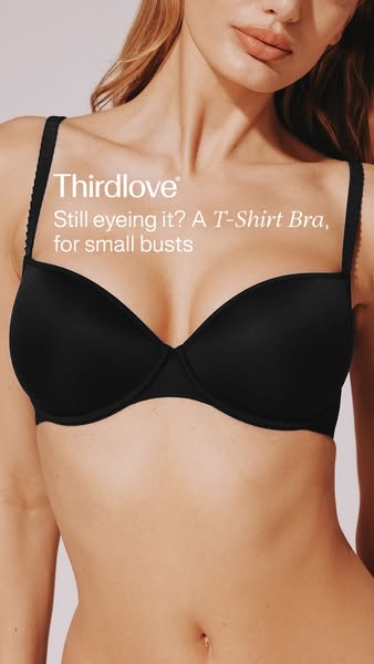 ThirdLove ad: Made for small busts. Still here.