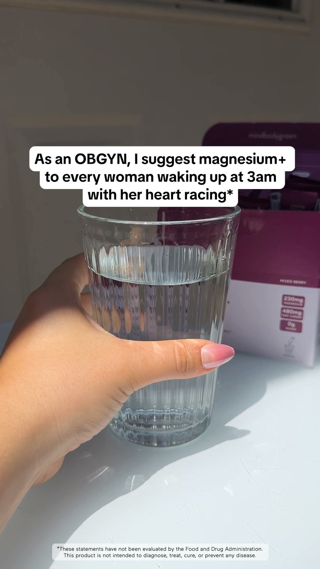 mindbodygreen ad: 69% of women do not get enough of the RIGHT magnesium in their diet.*