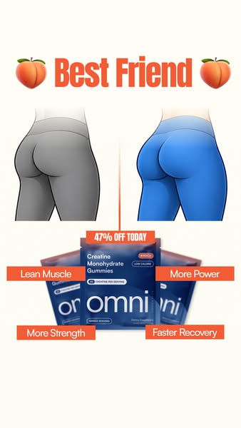 OMNI Longevity ad: Creatine Made Delicious 🍉 🍑