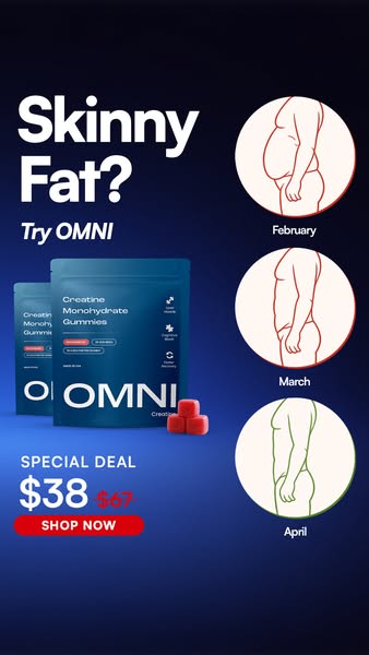 OMNI Longevity ad: Creatine Made Delicious 🍉