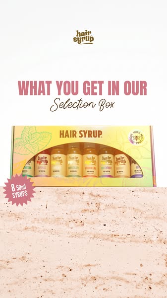 Hair Syrup ad: One Box, Every Solution 🍯