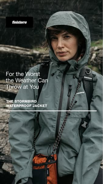 Finisterre ad: The Ultimate Waterproof