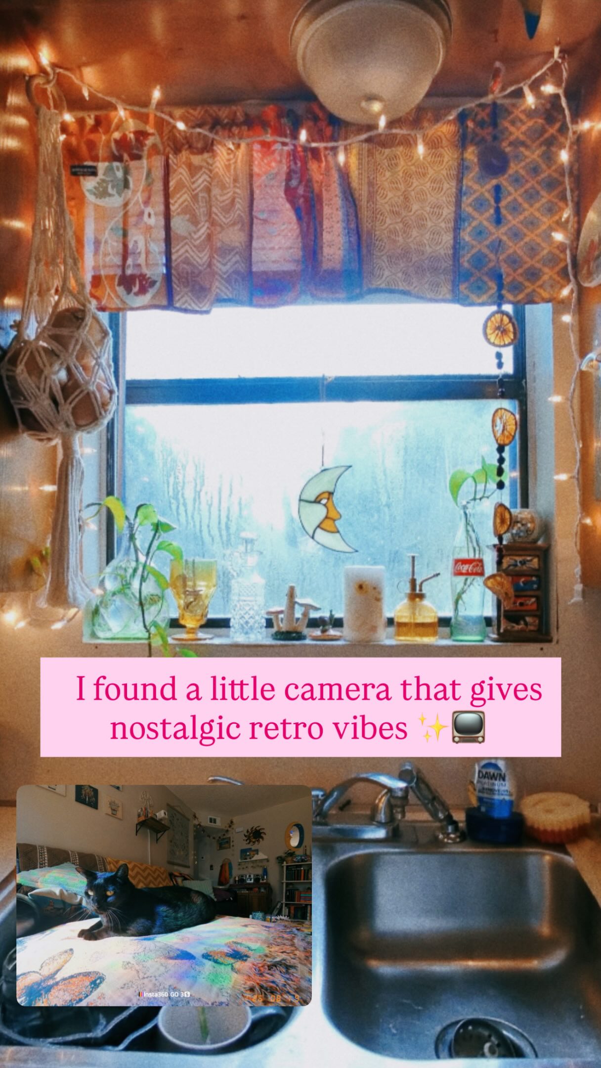 Insta360 ad: ✨I love that I can just take this tiny retro camera with me and capture everyday life on the go without feeling like I’m constantly behind m