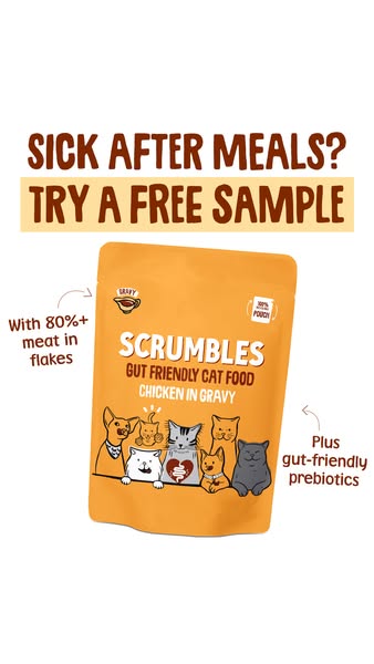 Scrumbles ad: Request to try a FREE pouch!