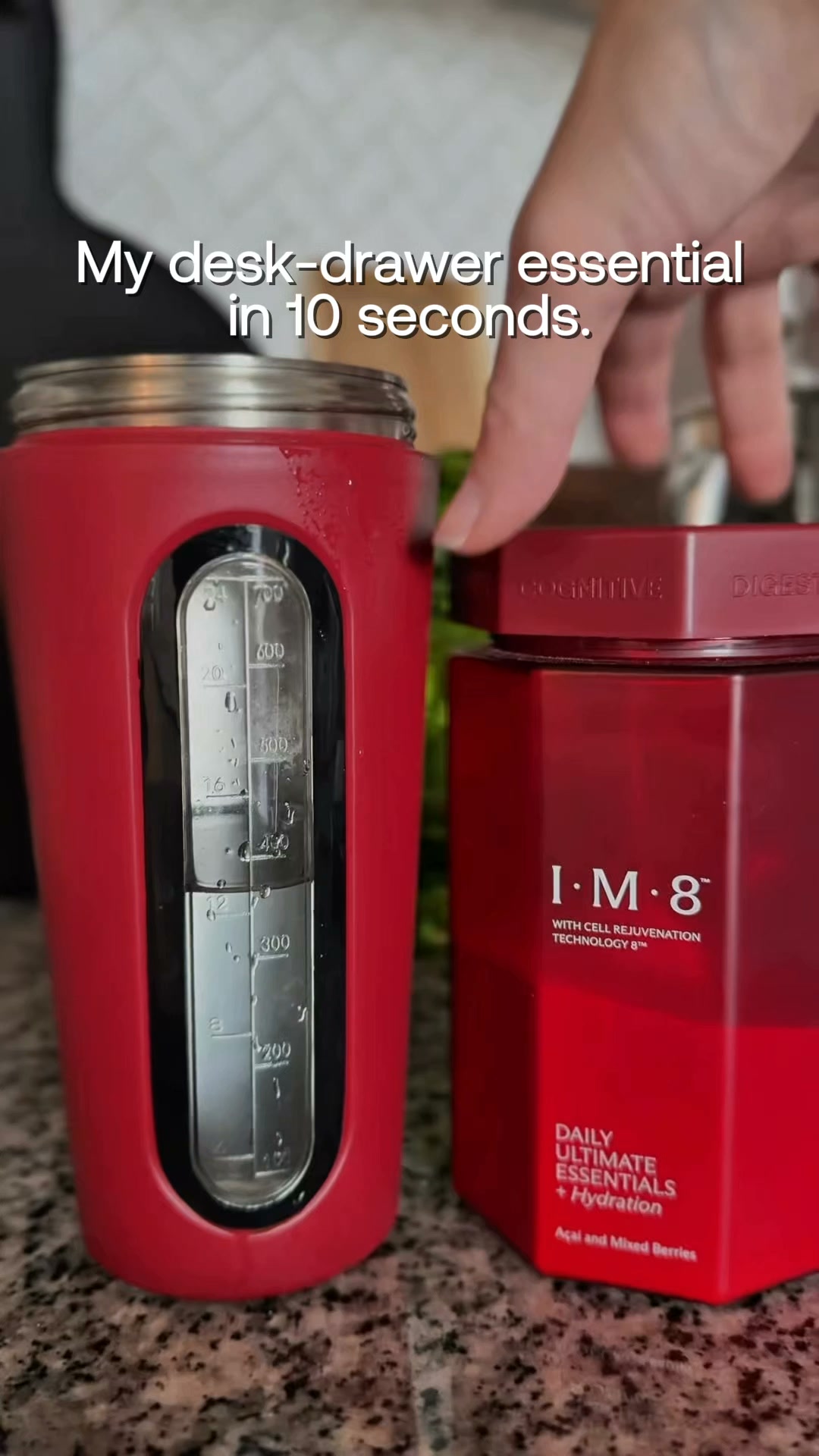 IM8 ad: Wellness Simplified. In One Drink.