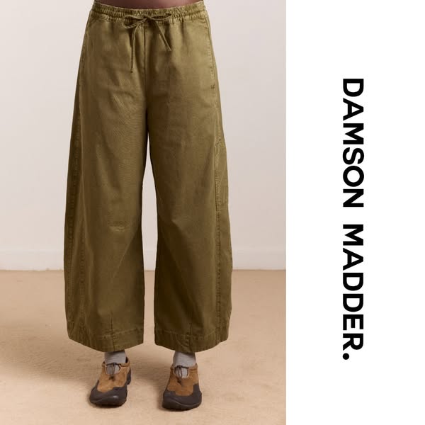 Damson Madder ad: Felix Twill Trousers - Olive