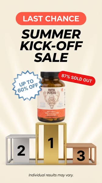 Primal Viking ad: Warning: LOW STOCK