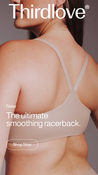 ThirdLove ad: Straps that finally stay put.