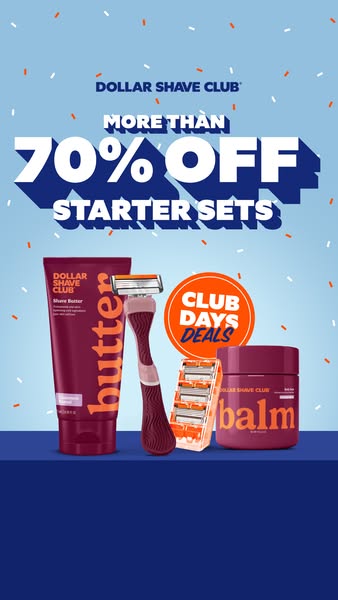 Dollar Shave Club ad: Take 50% Off All Electrics