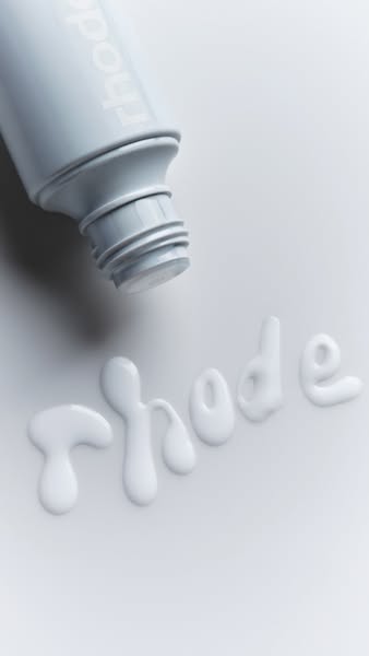 rhode ad: glazing milk