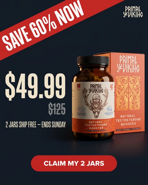 Primal Viking ad: NEW Study: “We’ve Been Using Supplement Wrong For 30 Years.”