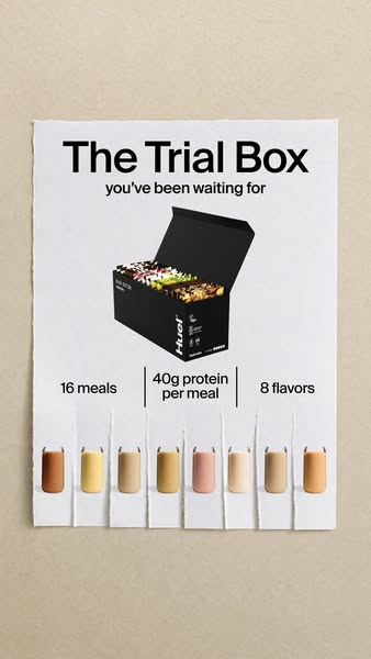 Huel ad: This Is A Meal. Not A Protein Shake.