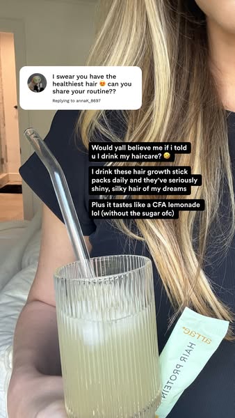 Arrae ad: Sip Your Haircare
