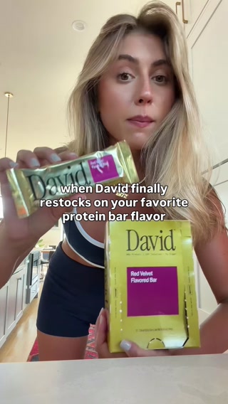 David Protein ad: 28g Protein. 150 Calories. 0g Sugar.