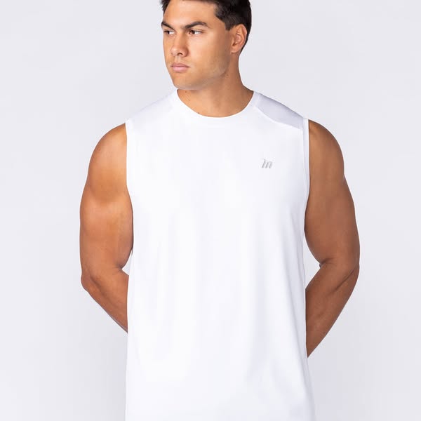 Muscle Nation ad: Ventilation Tank - White