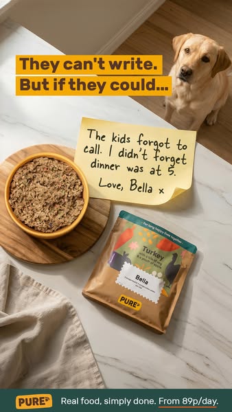 Pure Pet Food ad: 30% off your first Pure box