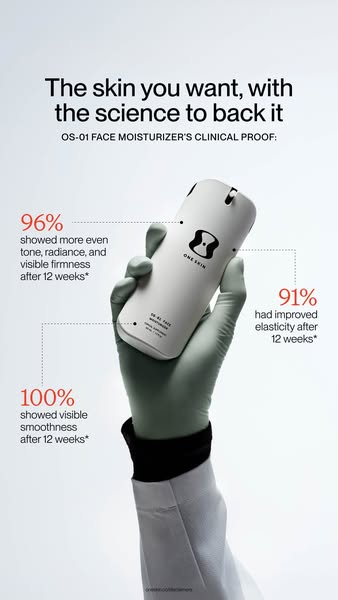 OneSkin ad: The moisturizer your routine is missing