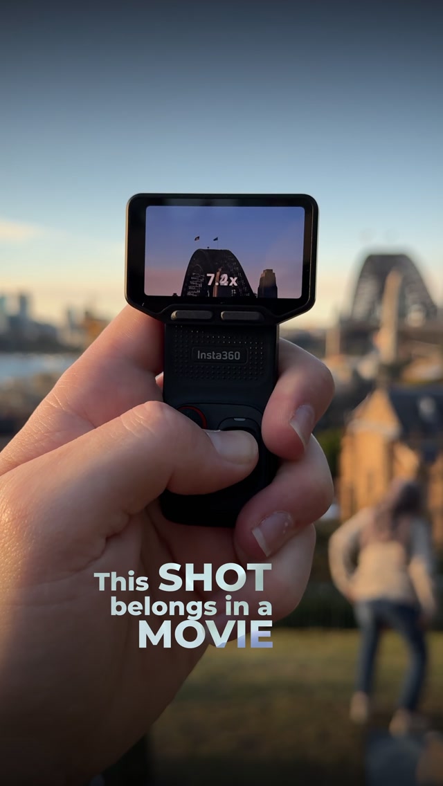 Insta360 ad: Exploring the range on the Insta360 Luna Ultra — from 12x zoom all the way back to 1x. The focal flexibility packed into this form factor ma