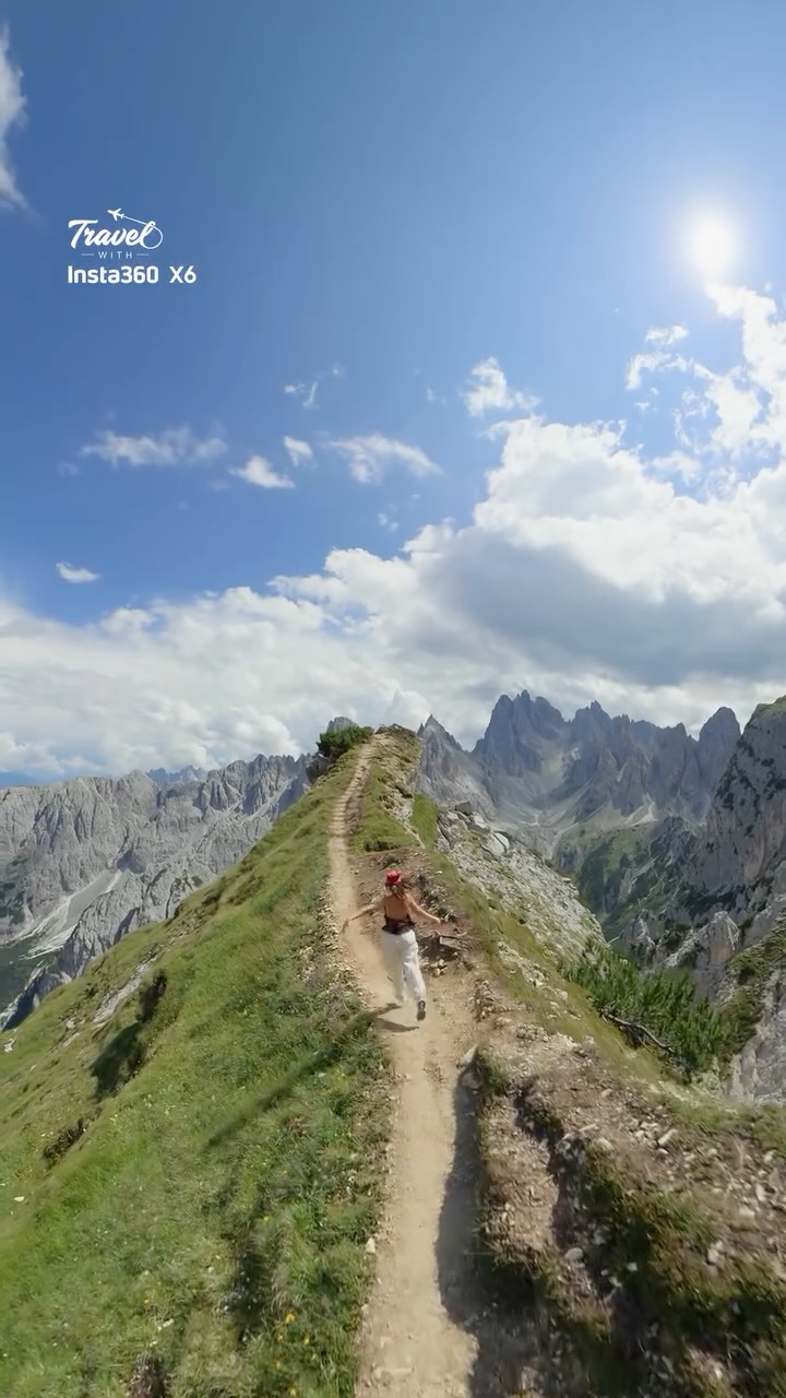 Insta360 ad: Wait… I’ve got the @insta360 X6 🏔️ In the Dolomites, you literally can’t fly anywhere without permission, so this camera saved our content