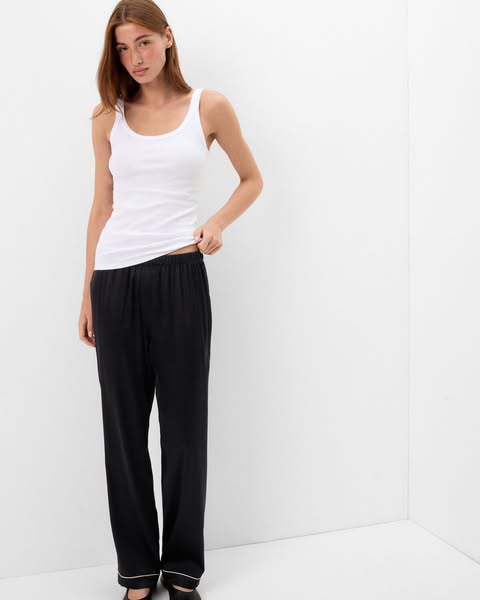 INTIMISSIMI ad: Superior Cotton Racer Back Vest Top White