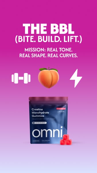 OMNI Longevity ad: Real Creatine - 43% OFF TODAY 👉