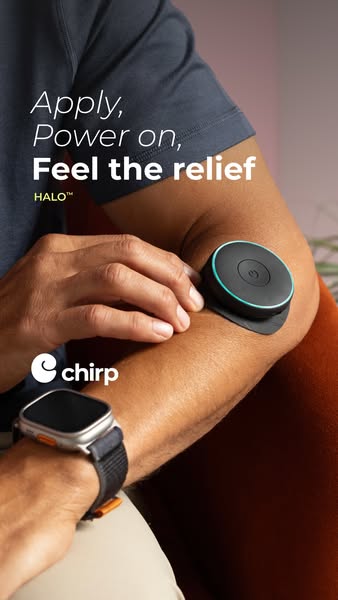 Chirp ad: The World's Simplest Pain Relief Device