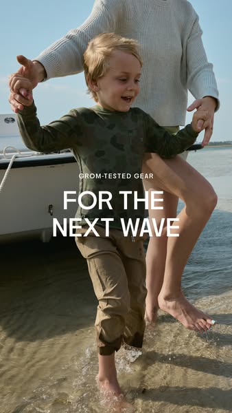 Free Fly Apparel ad: Grom-Tested Gear
