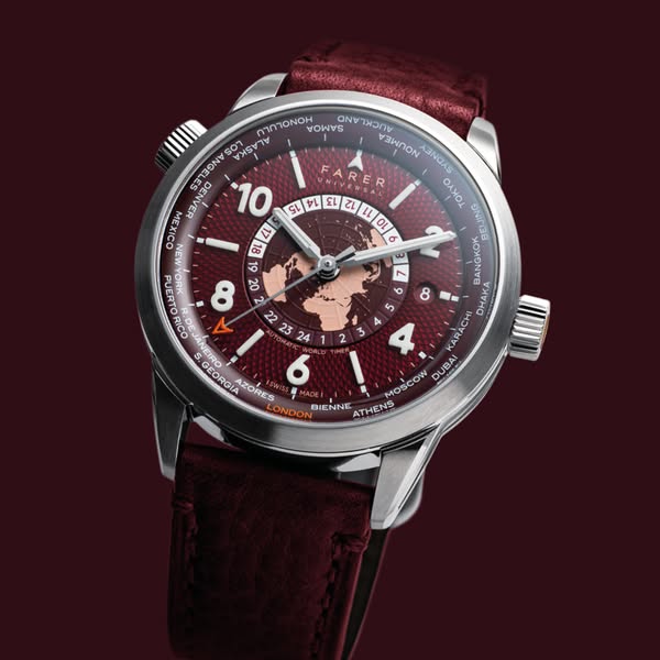 Farer ad: The Iconic World Timer Collection