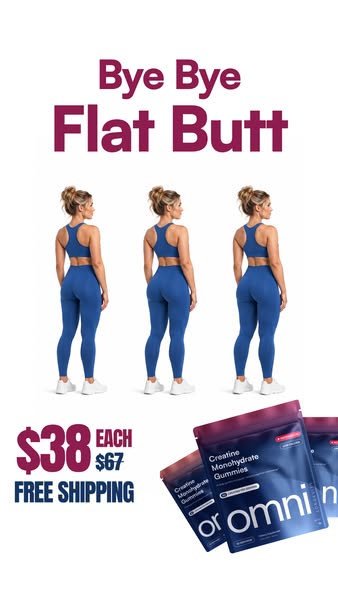 OMNI Longevity ad: Creatine Made Delicious 🍉 🍑