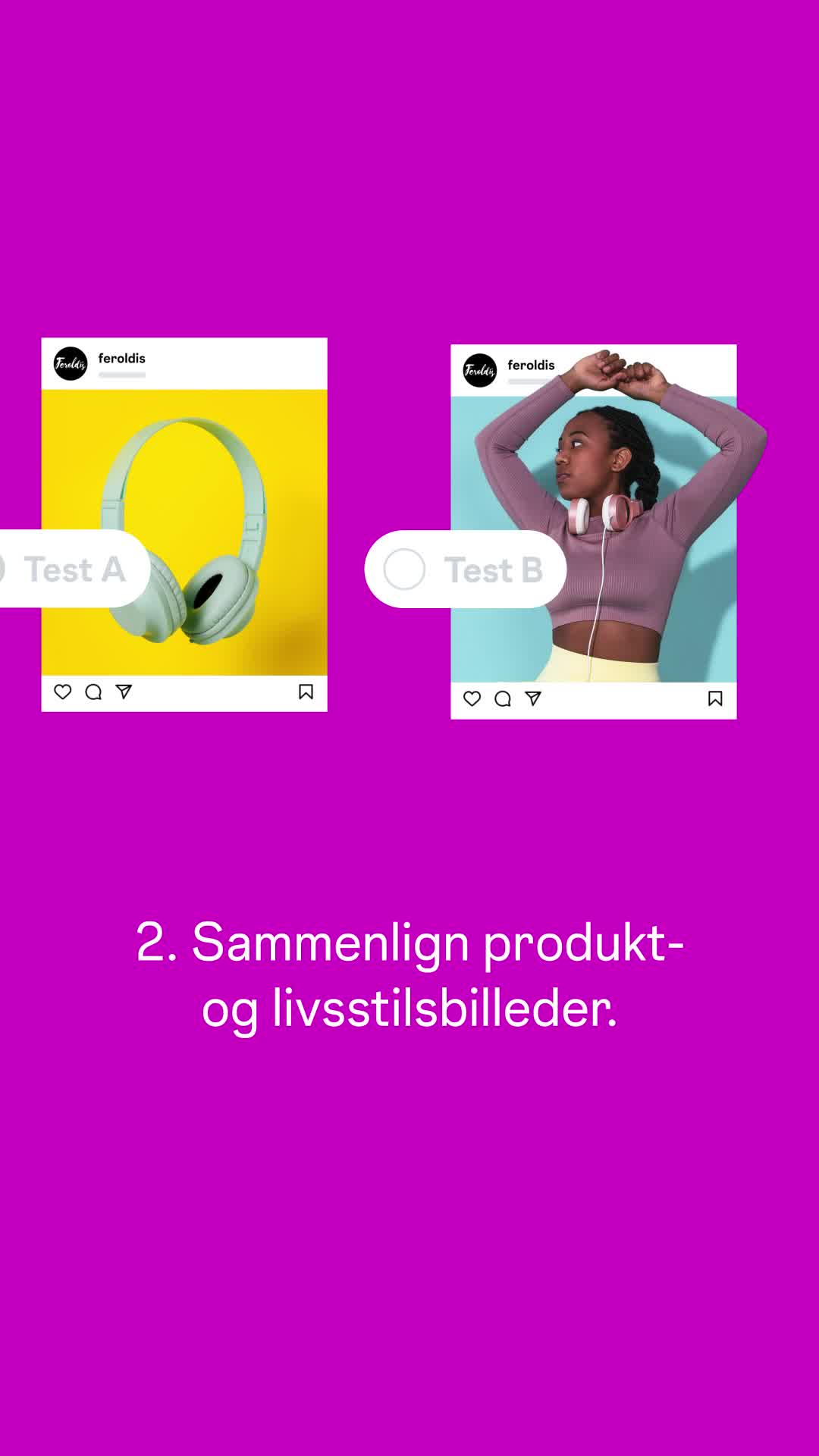 Instagram for Business ad: Prøv dokumenterede testtaktikker.