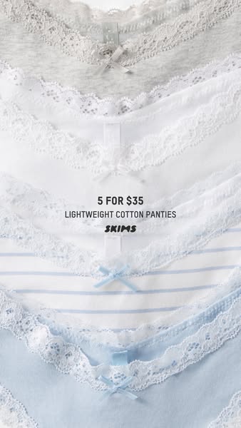 SKIMS ad: SKIMS Lightweight Cotton