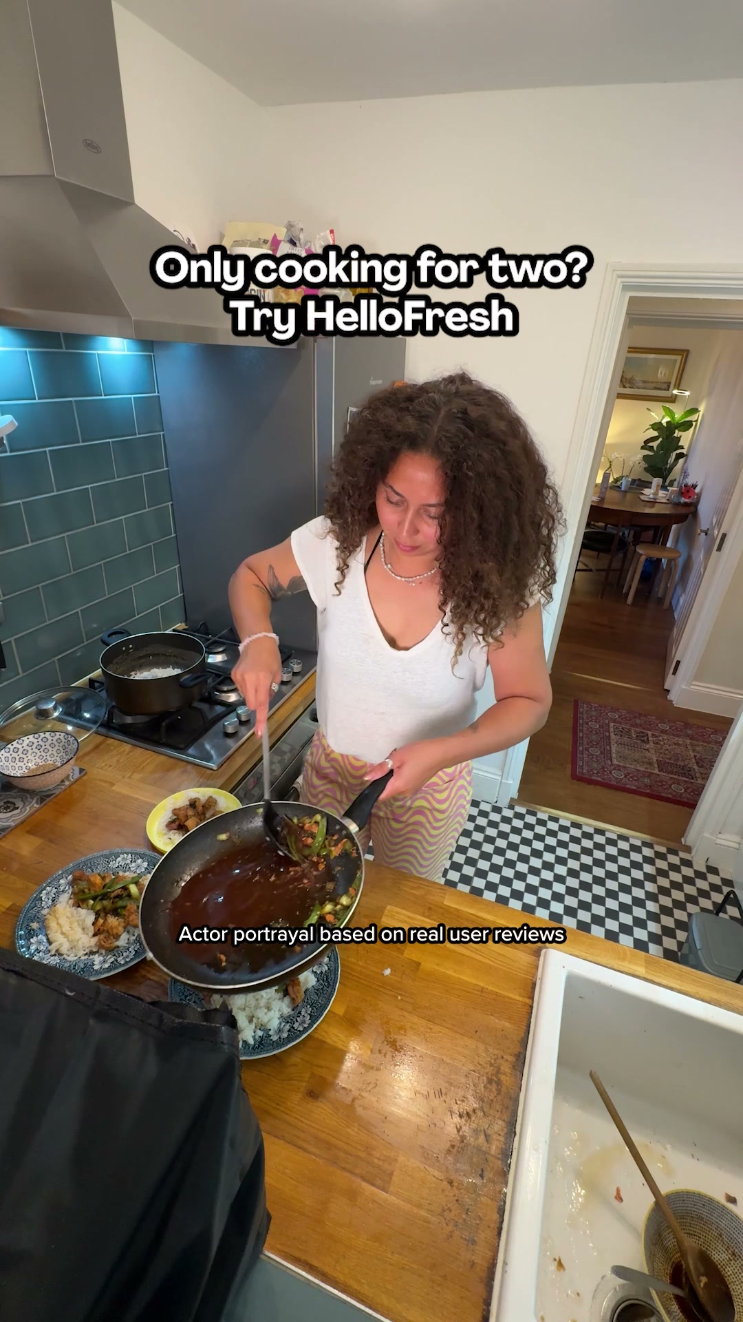 HelloFresh ad: Dinnertime sorted