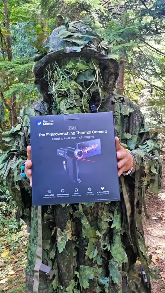 Thermal Master ad: GHILLIE & THERMALS! THAT RIGHT MR.HIDE IN BRING IN THERMAL CHECK IT OUT!!! #ghilliesuit #thermal #outdoorgear #camera #thermalcamera