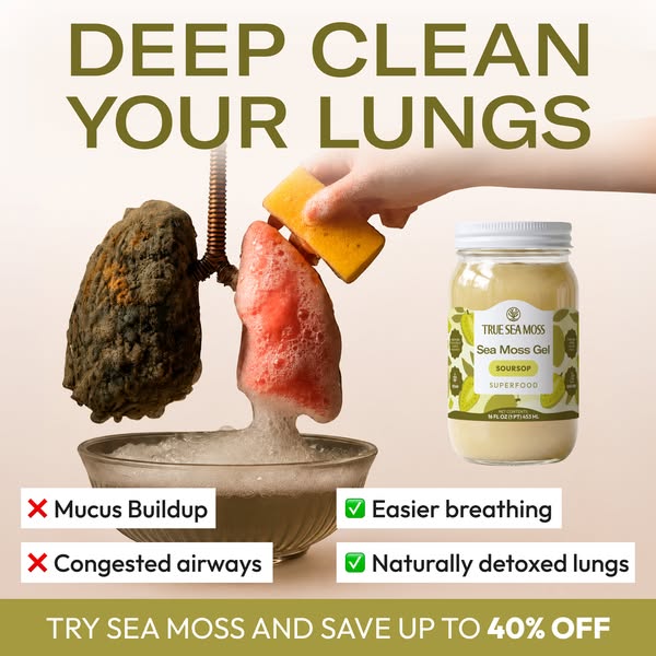 True Sea Moss Health ad: Nature's Finest Superfood: Up to 40% Off + Free Gift