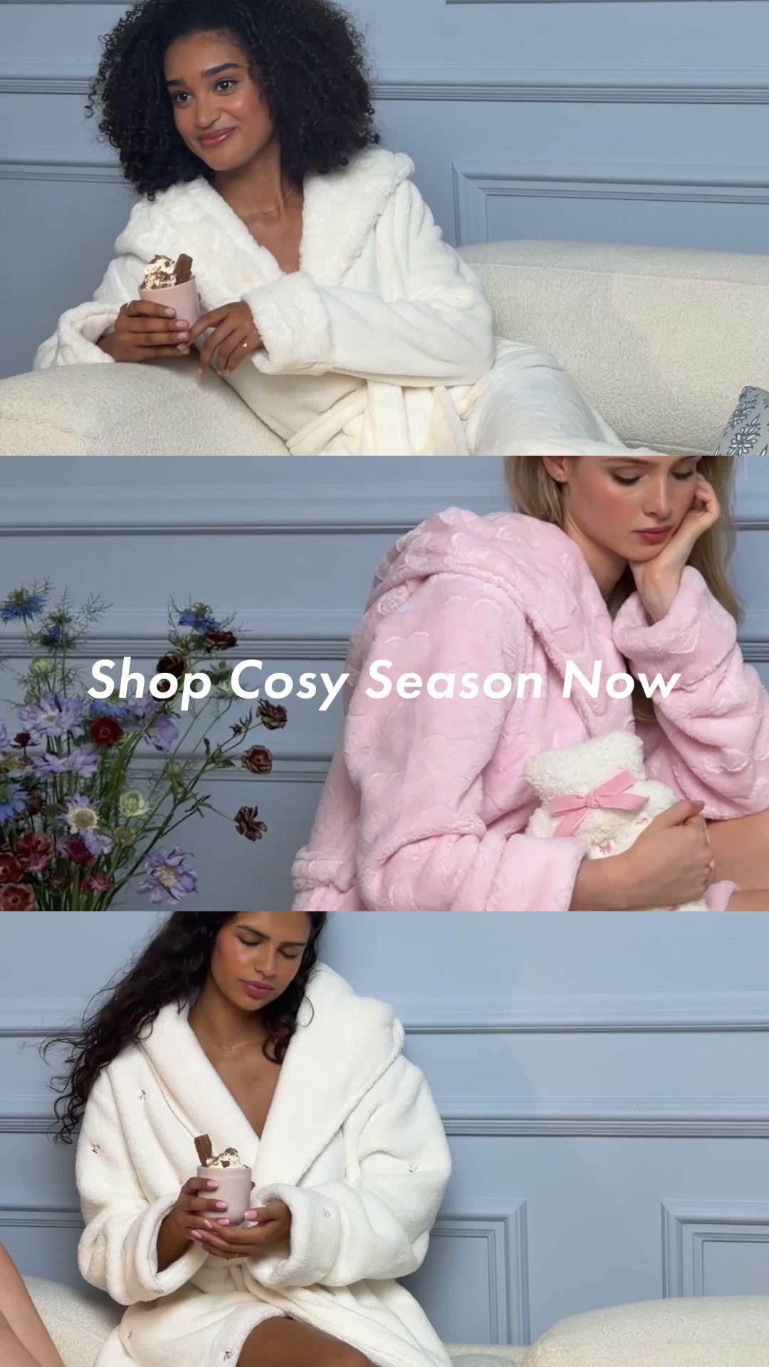 Boux Avenue ad: Shop New In Dressing Gowns