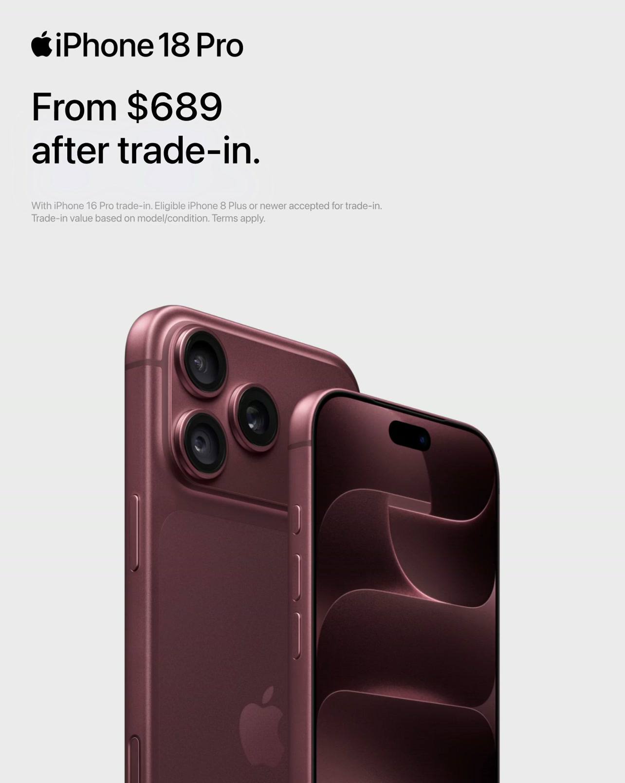 Apple ad: Pro further.