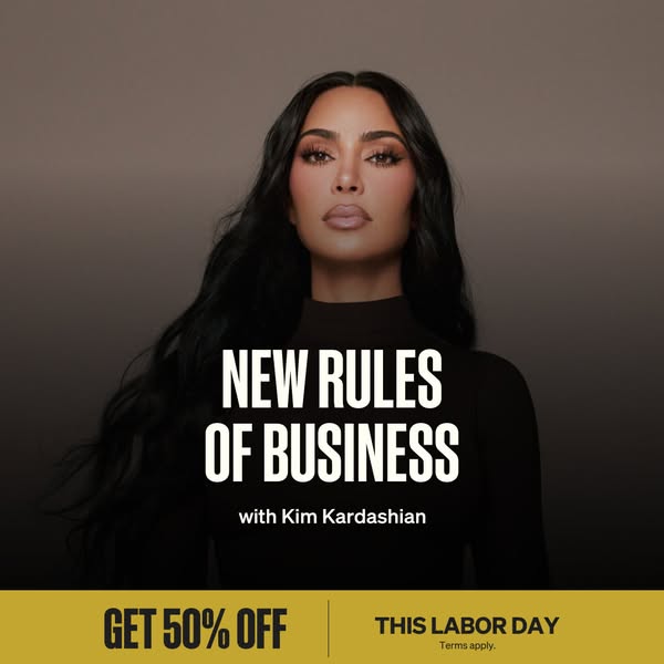MasterClass ad: LABOR DAY SALE