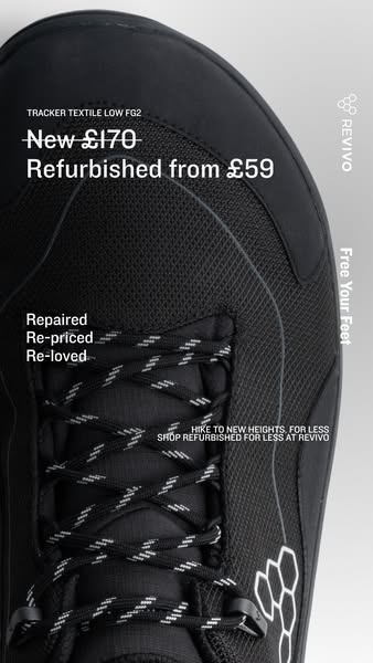 Vivobarefoot ad: Vivos: Good As New