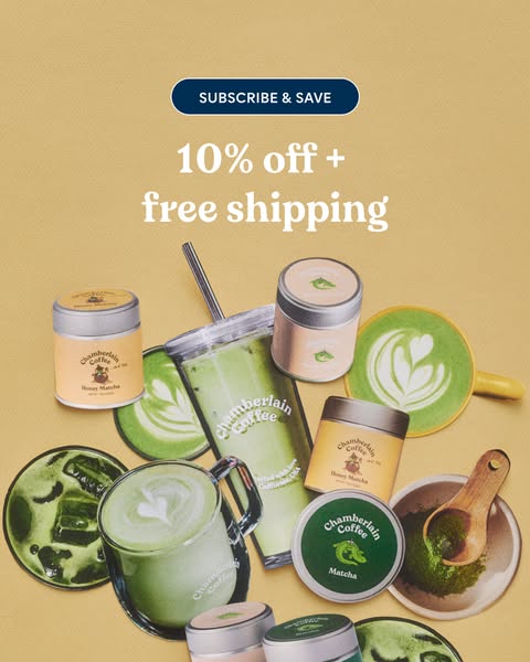 Chamberlain Coffee ad: Subscribe and save