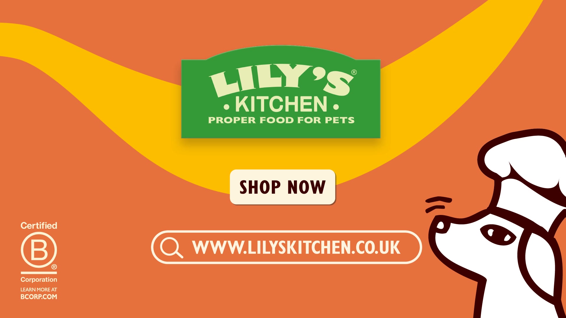 Lily's Kitchen ad: OH SO FRESH!™