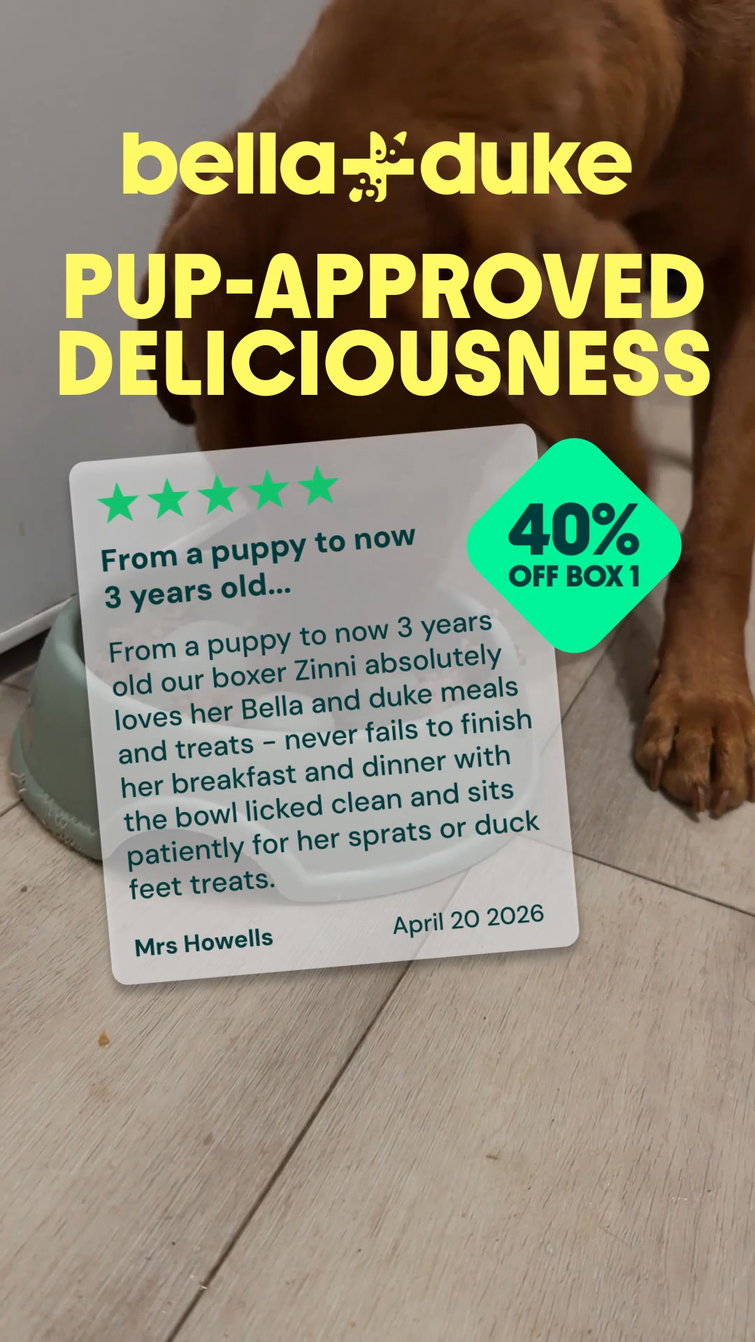 Bella+Duke ad: Get 40% off your first box