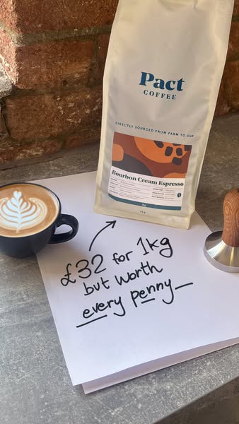 Pact Coffee ad: Freshly roasted to order ☕